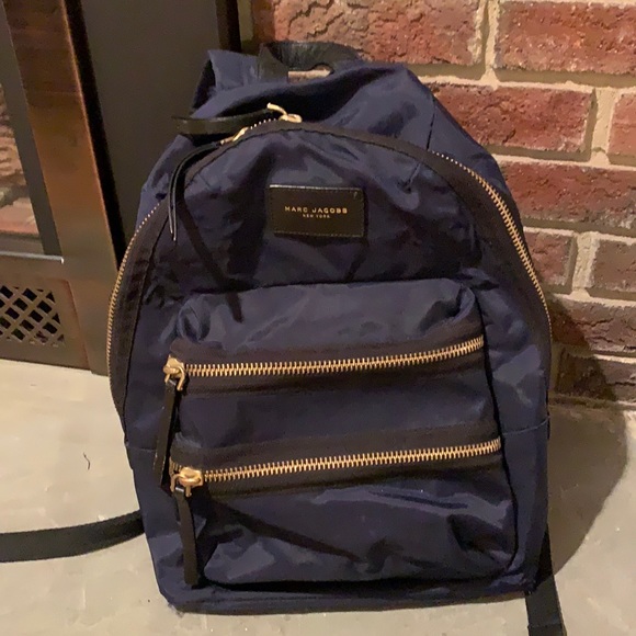 Marc Jacobs Handbags - Marc Jacobs Navy Backpack